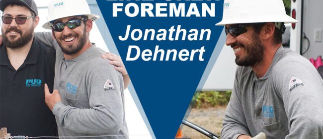 Jonathan Dehnert promoted to line crew foreman